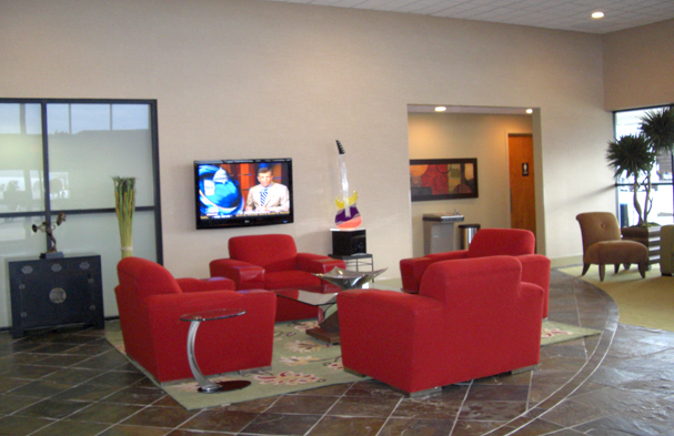 Nashville was a very outdated lobby with no flow. We re-configured the space, allowing for a more intimate environment. 